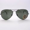 Γυαλιά ηλίου Ray-Ban 3026 L2821 62 Aviator μαύρο