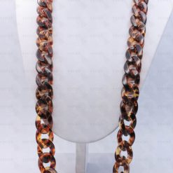 ACRYLIC BROWN TORTOISE SHELL COLOUR CHAIN FOR GLASSES