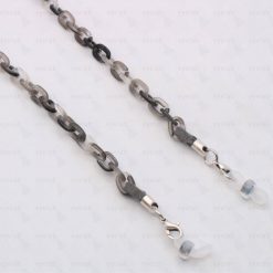 ACRYLIC THIN GREY TORTOISE COLOUR CHAIN FOR GLASSES