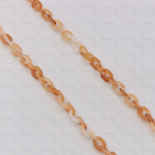 ACRYLIC THIN HONEY COLOUR CHAIN FOR GLASSES