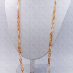 ACRYLIC THIN HONEY COLOUR CHAIN FOR GLASSES