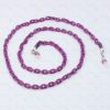 Acrylic purple colour chain for glasses