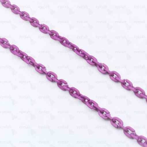 Acrylic purple colour chain for glasses