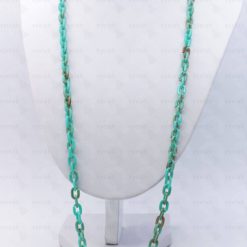 ACRYLIC THIN TURQUOISE COLOUR CHAIN FOR GLASSES