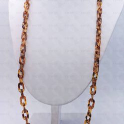 ACRYLIC THIN TORTOISE SHELL COLOUR CHAIN FOR GLASSES