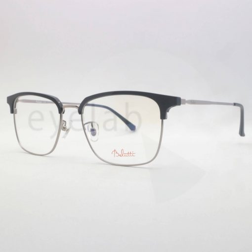 Belutti BAP063 C3 55 metal eyeglasses frame with clip-on