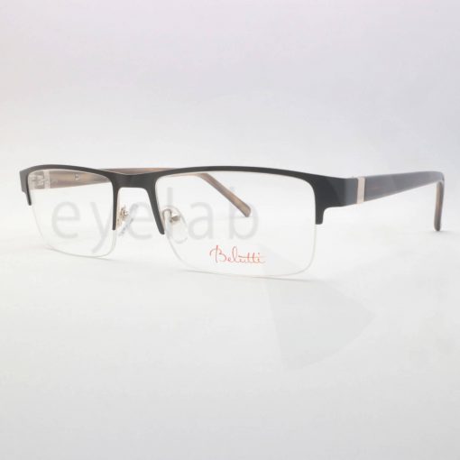 Belutti BEP018 C1 56 eyeglasses frame with clip-on