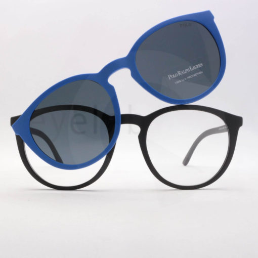 Polo Ralph Lauren 4183U 590087 eyeglasses with sun clip-on